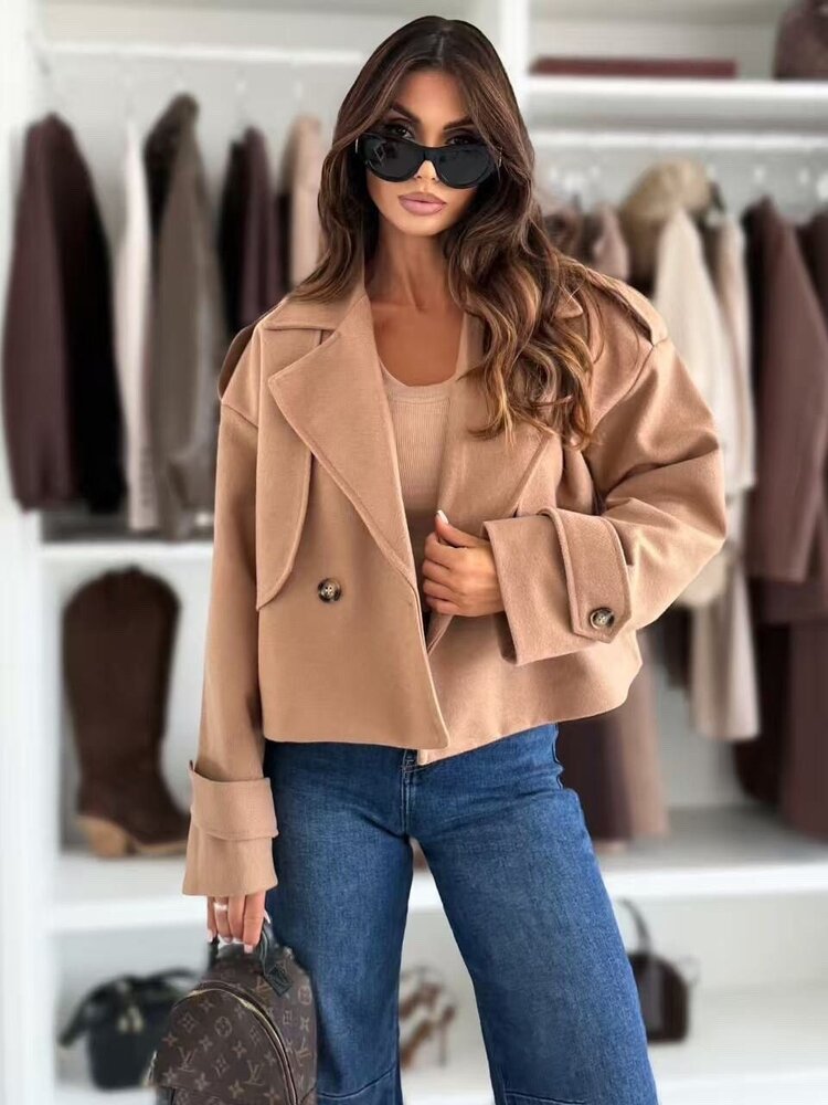 Paris Timeless Mini Coat - Camel A5175
