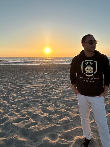 Robeaux RB Lightweight Hoodie-Gold Logo