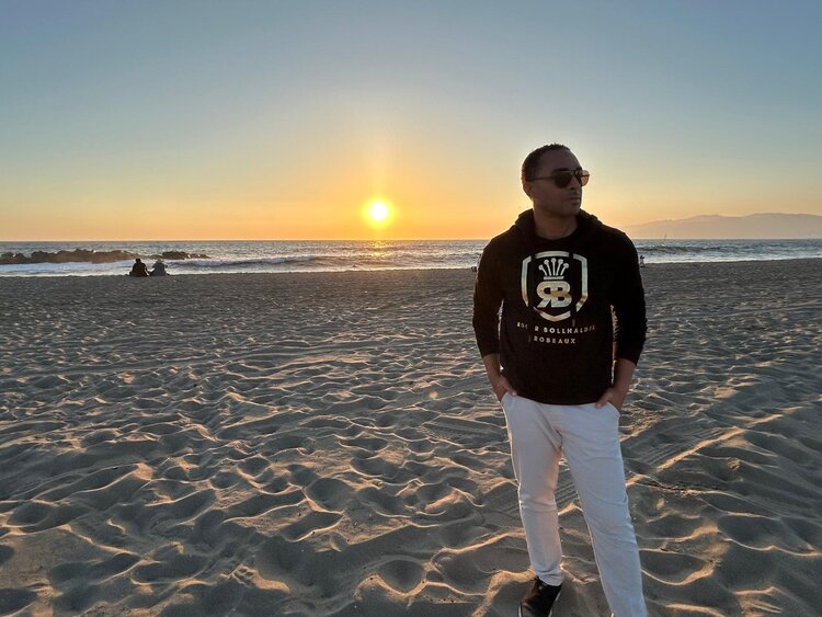 Robeaux RB Lightweight Hoodie-Gold Logo