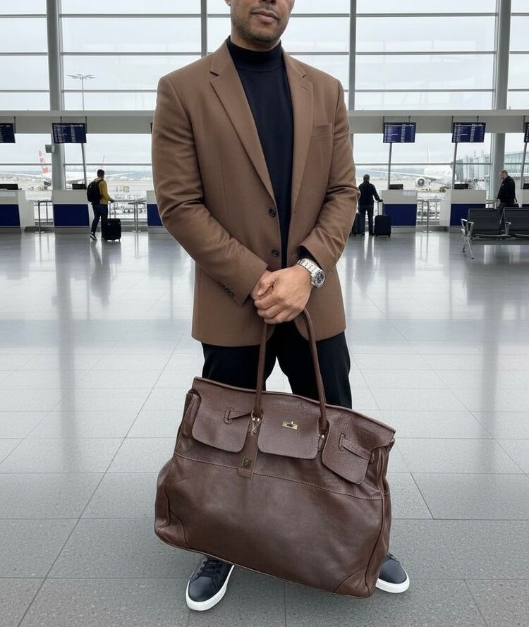 Italy Leather Weekend Bag