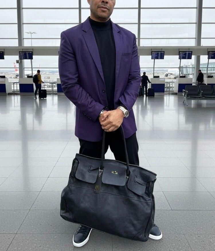 Italy Leather Weekend Bag