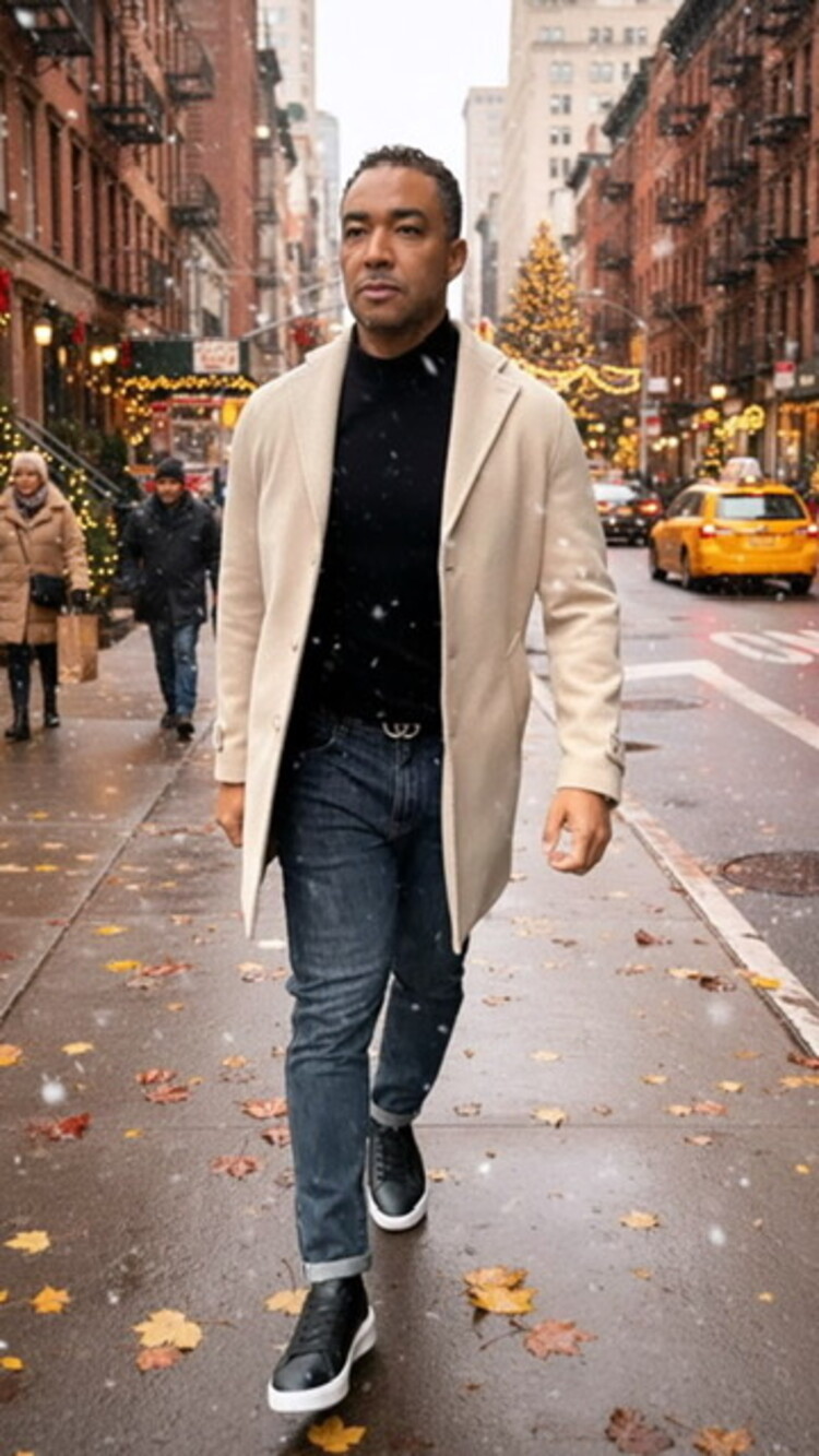 Single Breasted Overcoat- Beige
