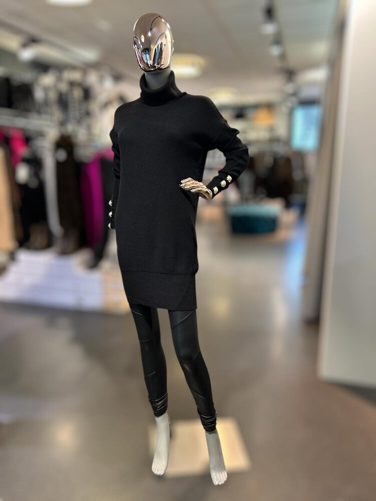 Paris Pearl Detail Cozy Dress 18099-2