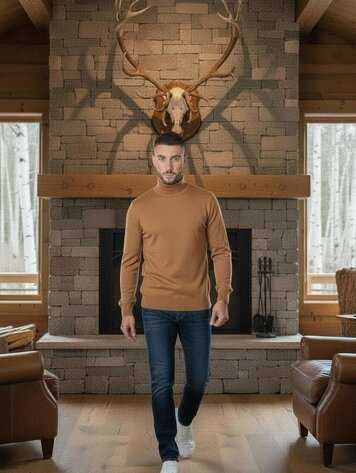 Paris Turtleneck- Camel