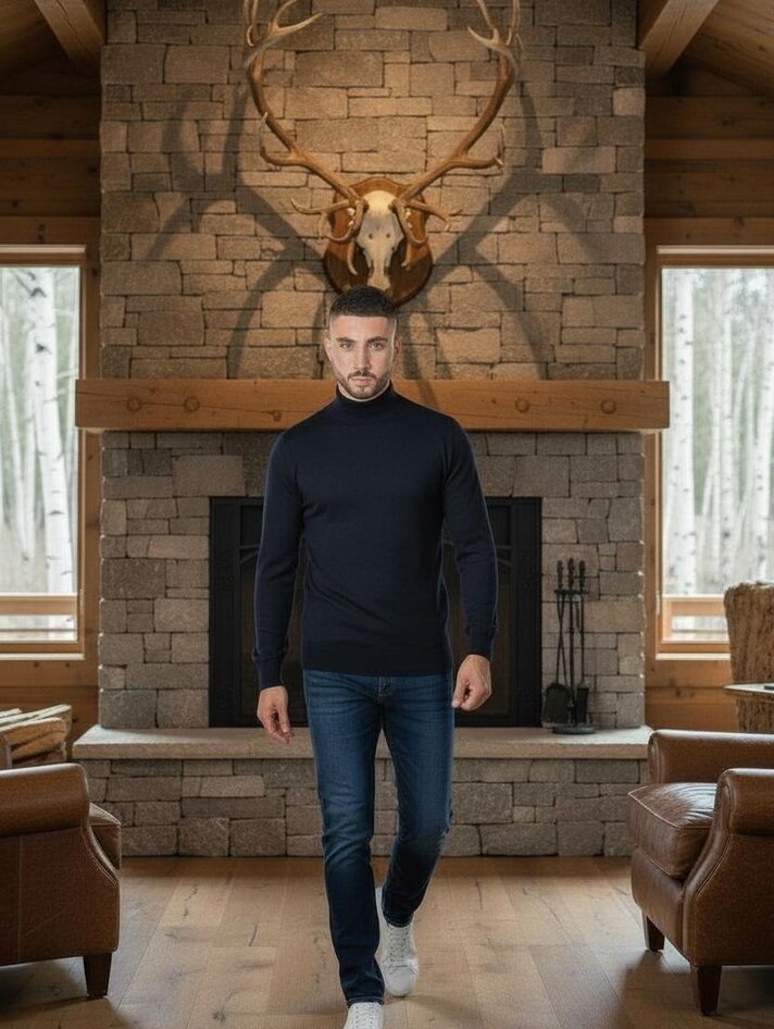 秀*村様 NOT CONVENTIONAL high neck mellow t Men's Turtlenecks/High Neck - Robeaux Switzerland