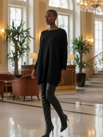 Paris Button-Detail Knit Top