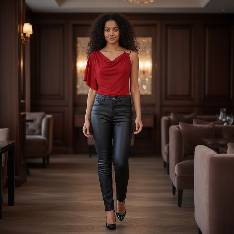 Paris Lightweight Jersey Top - 1515B