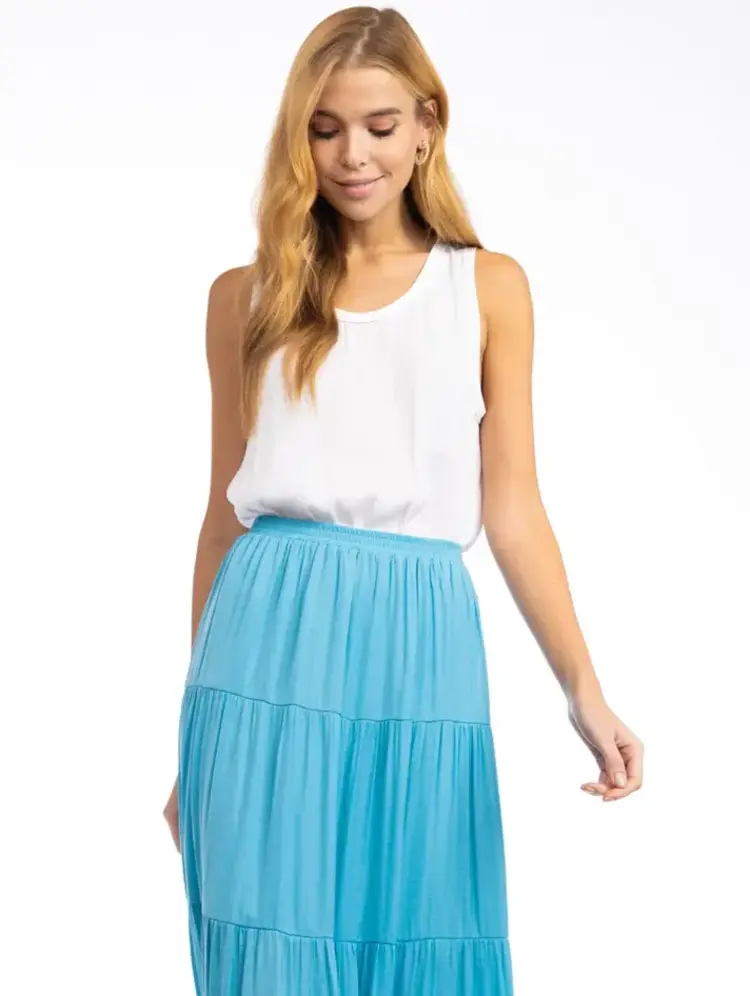 USA Scoop Neck Tank Top-VT114122-