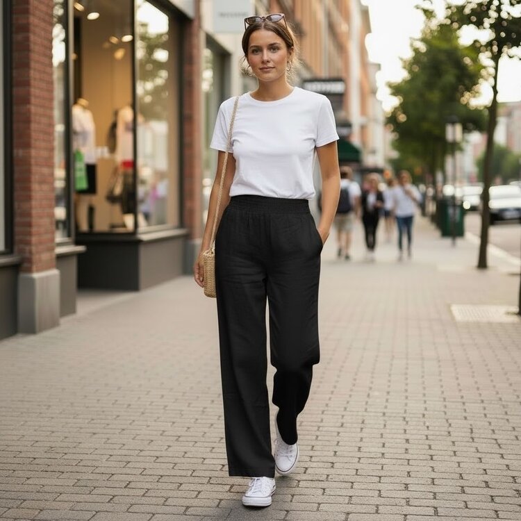 USA Tencel Pants-6913PN