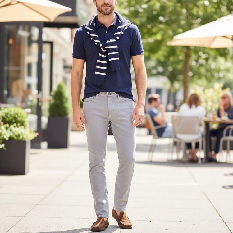 Robeaux Robeaux Premium Denim Light Grey -A008