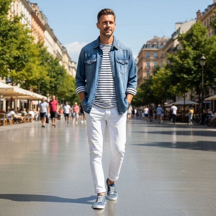 Paris CA-004RBX Denim Wash  Dark