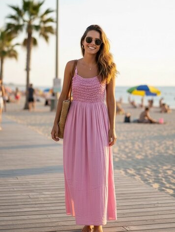 USA Smoked Maxi Dress VD119831