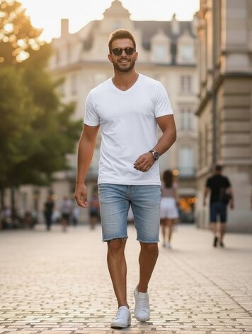 Robeaux Robeaux V Neck Classic- White