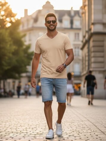 Robeaux Robeaux V Neck Classic- Mocha