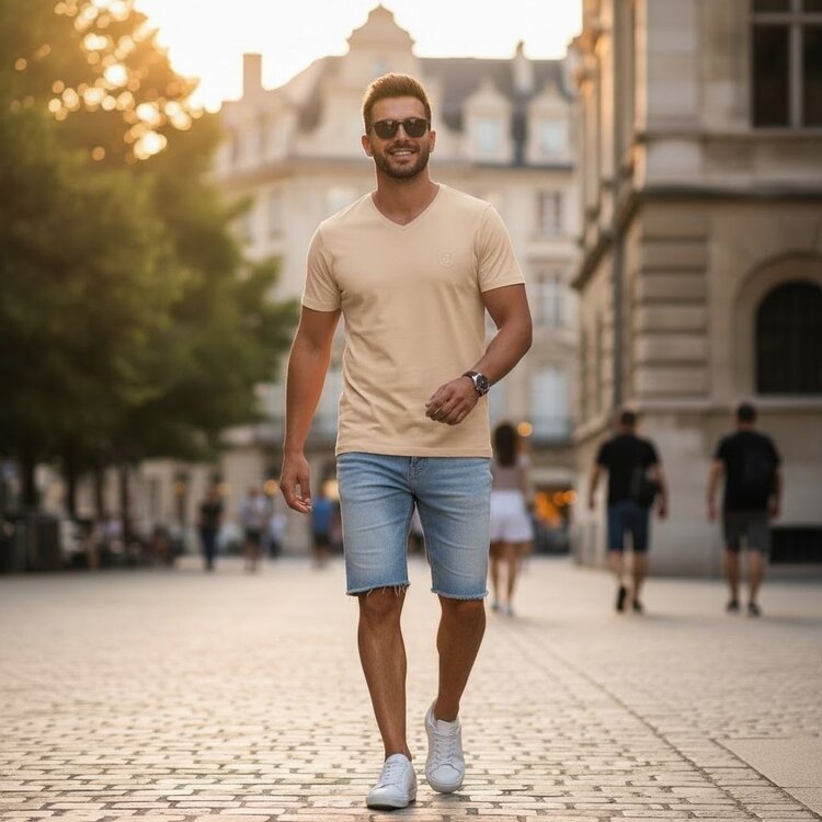 Robeaux Robeaux V Neck Classic- Mocha