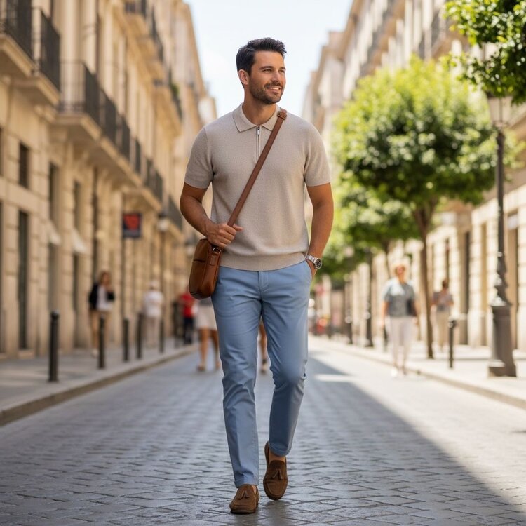 Paris Viscose Polo -M686-39