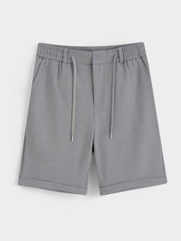 Paris Viscose Shorts- Grey BM2637V-5