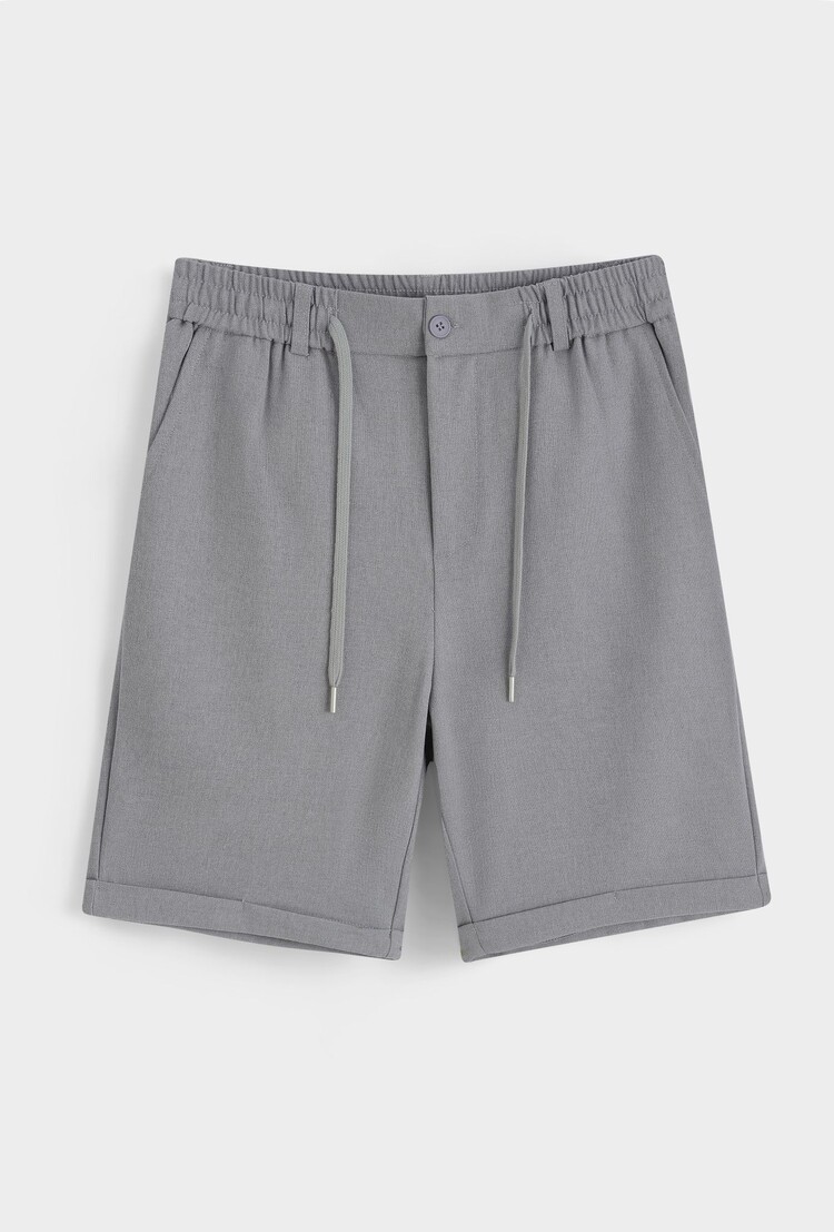 Paris Viscose Shorts- Grey BM2637V-5