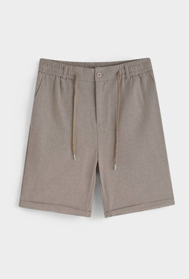 Paris Viscose Shorts- Beige BM2637V-5