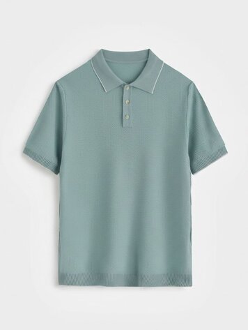 Paris Viscose Polo-Light Green M672-11