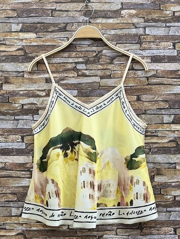 Paris Sunset Riviera Top - Yellow 25152