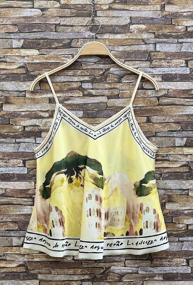 Paris Sunset Riviera Top - Yellow 25152