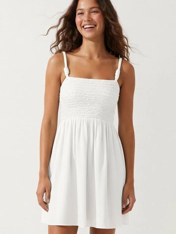 USA Smoked Maxi Dress VD119886 - Off White