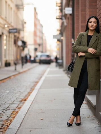 Paris Teddy Mantel- Olive