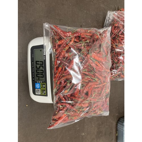 Dry red chillie peper