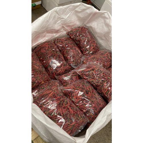 Dry red chillie peper