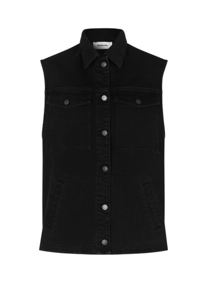 Nour vest | washed black