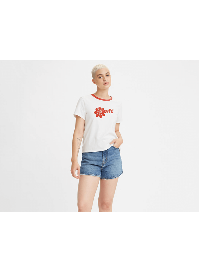 A0458-0052 GRAPHIC JORDIE TEE | poster logo daisy