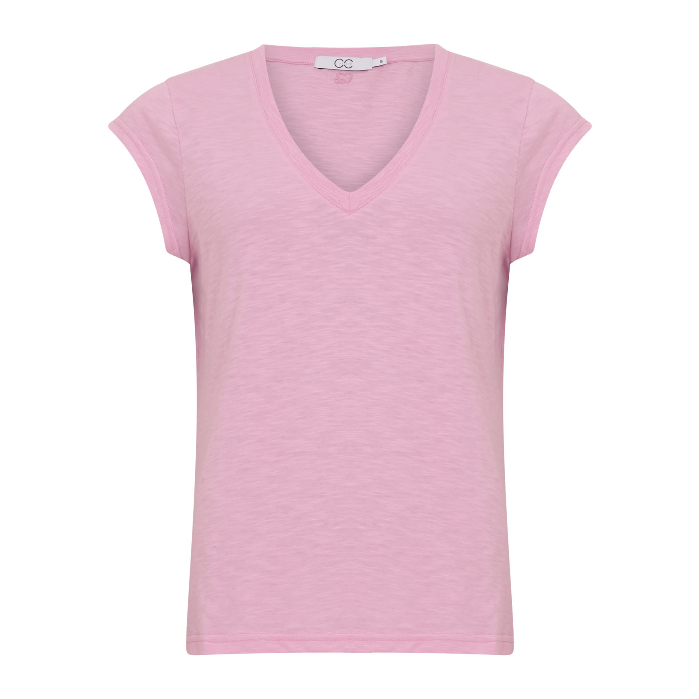 CC basic v-neck t-shirt | orchid pink 
