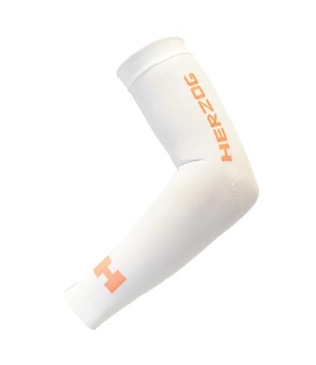 HERZOG PRO Sport Compression Armsleeves wit