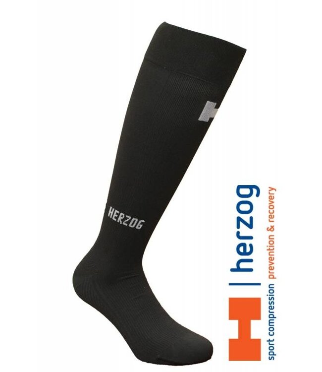 HERZOG PRO Compressiekousen  Zwart