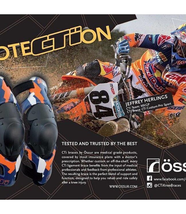 ÖSSUR Benelux custom Cti2 + Kneecap + Gear Guard