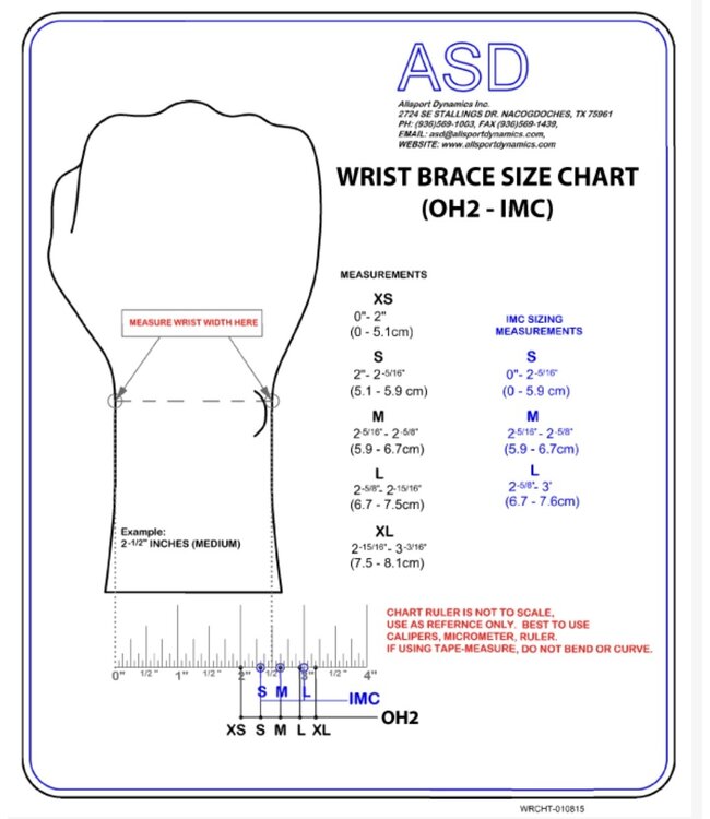 Allsport Dynamics Allsport Dynamics IMC Laser Wrist Brace