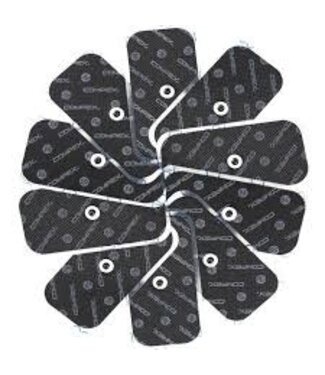 Compex 10x Elektroden pads van 5x10 cm met één aansluiting.