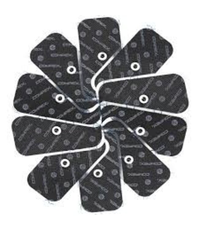 Compex Compex Pack Elektroden: 10x pads van 5x10 cm met één aansluiting
