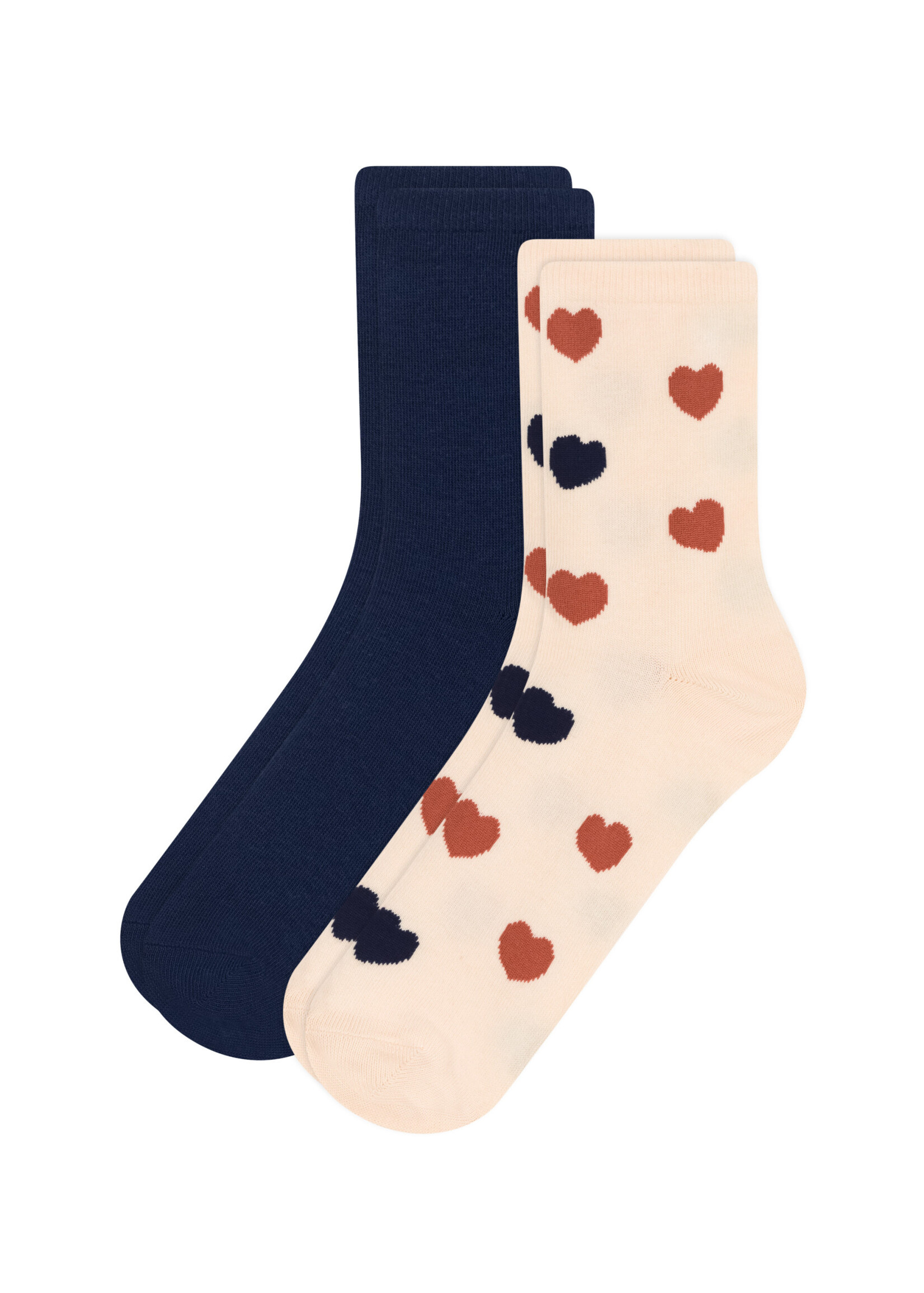 Petit Bateau Set van 2 paar katoenen sokken met print