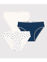 Petit Bateau Set van 3 slips in katoen en elastaan