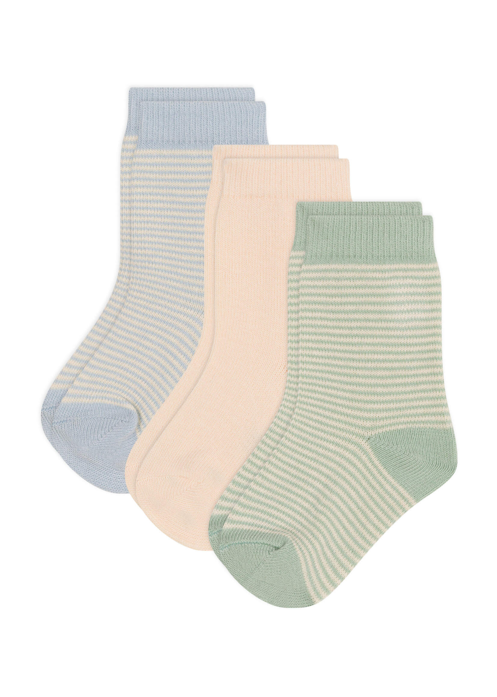 Petit Bateau Set van 3 paar katoenen sokken van fijngeribd velours