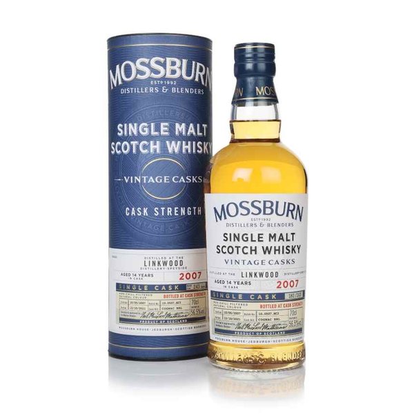 Mossburn Linkwood 14 YO CS cognac cask