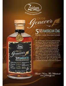  Zuidam oude Genever 5 YO American Oak