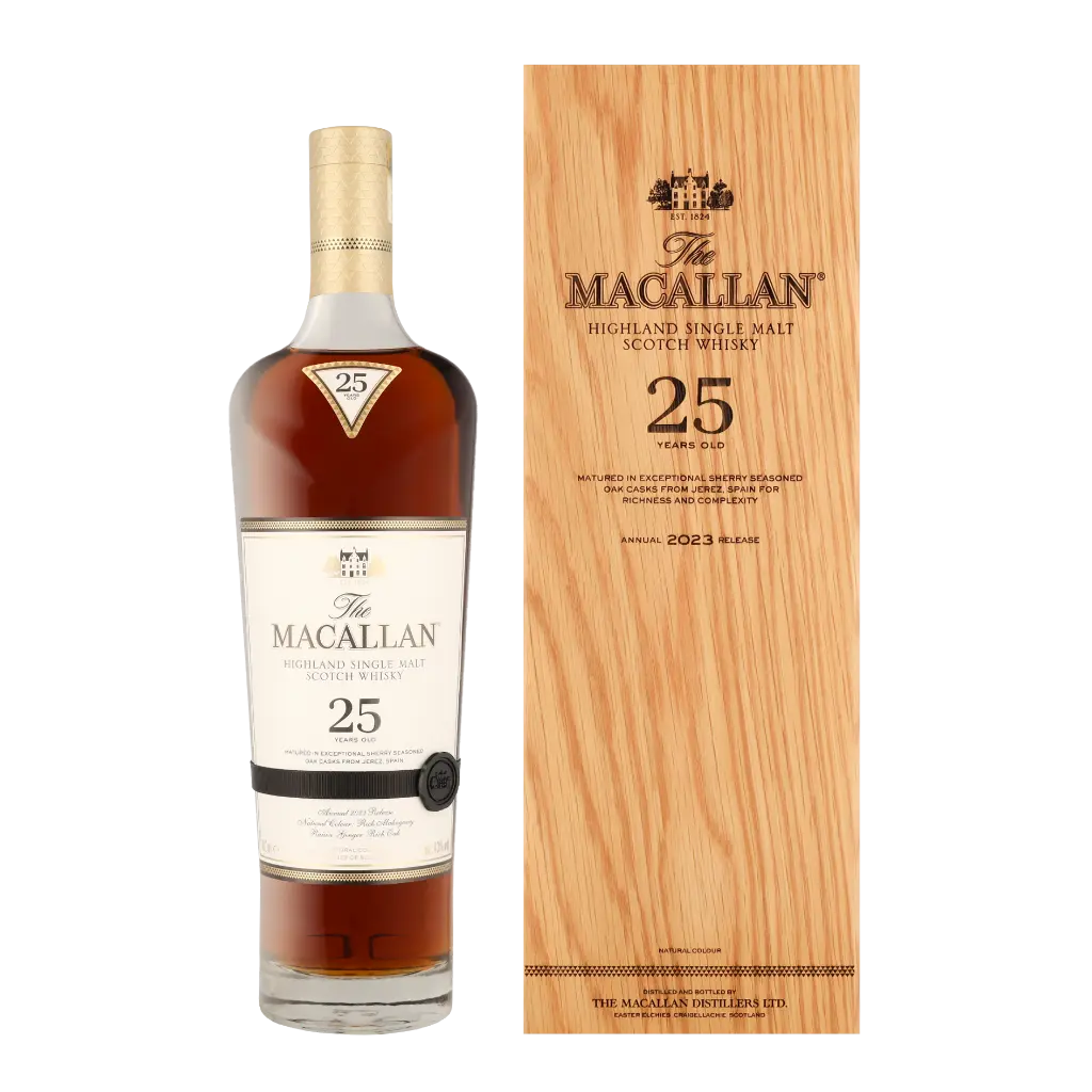 Macallan 25 jaar Sherry Oak 2023 - Versailles Nijmegen
