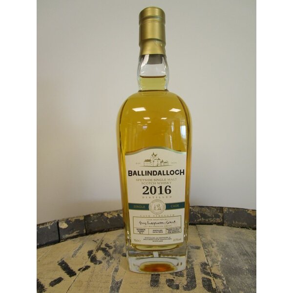 Ballindalloch 2016 Bourbon Cask Nr 5o,7L