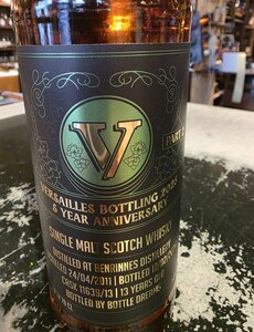 Versailles botteling 5 jarig bestaan Benrinnes 13Y Oloroso 52,4%