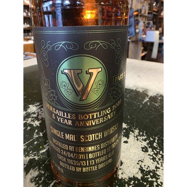 Versailles botteling 5 jarig bestaan Benrinnes 13Y Oloroso 52,4%