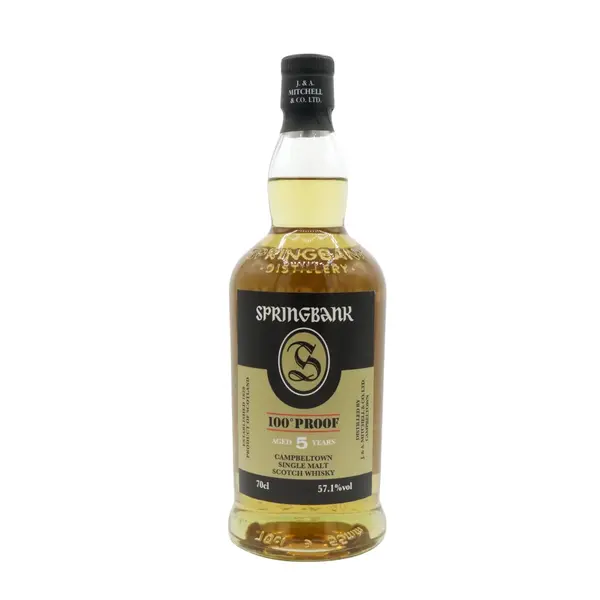Springbank 5 yo 100 proof maart 2026