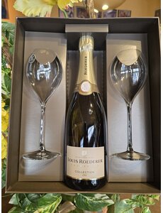  Louis Roederer Gift Pack met Flutes